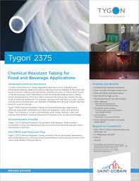 Tygon 2375 Saint Gobain Performance Plastics Process