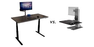 standing desk vs standing desk converter