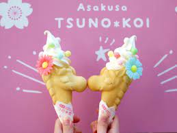 かわいすぎる…！“浅草で話題”世界初のユニコーン型ソフトクリーム｜るるぶ&more.