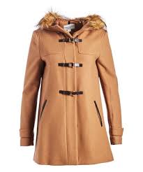 Cole haan 100% camel hair wool coat chocolate brown size 8 msrp $425 2010049top rated seller. Cole Haan Camel Buckle Accent Wool Blend Hooded Coat Women Best Price And Reviews Zulily