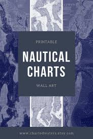 Printable Art For Coastal Homes Nautical Charts Map Wall