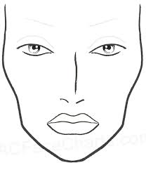 Blank Makeup Face Chart Pdf Saubhaya Makeup