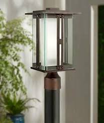 glass bronze post lights lights for