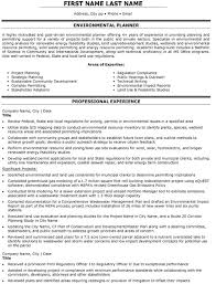 How to write town planner resume. Environmental Planner Resume Sample Template