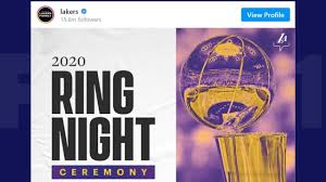 Rather than having the rings handed out by lakers governor jeanie buss, the rings were presented. Los Angeles Lakers Hold Championship Ring Ceremony In Season Opener Vs Clippers