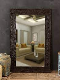 Wooden Eumelia Vintage Wall Mirror