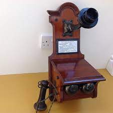british antique wall telephone no1