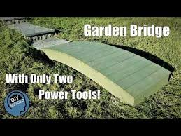 Simple Garden Bridge With Basic Tools