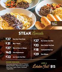 Annual sales olive garden offers affordable lunch and dinner options that fit most budgets. Olive Garden New Steak Specials Here At The Olive Facebook
