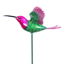 Exhart Windywing Pink Green Hummingbird