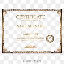 certificate border png transpa