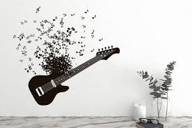 Guitar Wall Decal Guitar Stickers