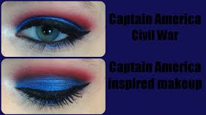 captain america inspired makeup
