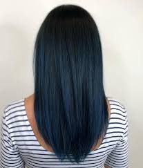 We've created a collection of 10 hairstyles that will flatter the brown hair blue eyes combination in particular. 25 Dark Blue Hair Colors For Women Get A Unique Style