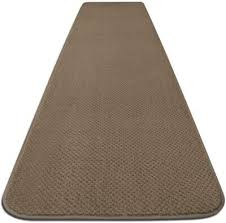 skid resistant carpet runner camel tan
