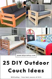 25 Free Diy Outdoor Couch Plans Diy
