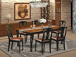 Crafted from solid mango wood and. Amazon Com Cherry Dining Room Table Set