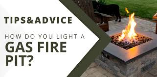 how do you light a gas fire pit fire