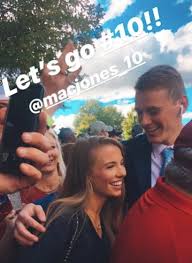 50, patriots rookie mac jones may not look like a guy who belongs in the quarterbacks room at gillette stadium. Mac Jones Girlfriend Sophie Scott Cheers Alabama Qb On Via Instagram Heavy Com