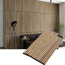 Solid Wood Slat Wall Paneling Set