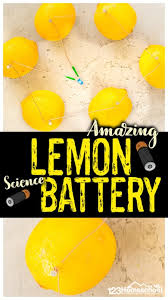 lemon battery experiment for kids