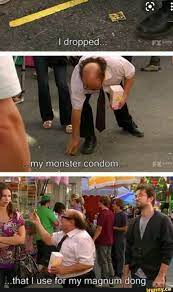 Dropped..: ..my monster condom... \Wile- tw ...that I use for my magnum dong  - iFunny Brazil