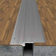 single hinged aluminum floor expansion