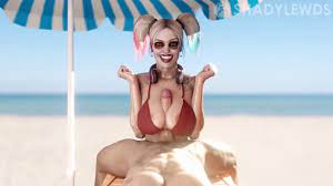 Harley Quinn Titty Fuck at the beach (Sound update) - DC Comics - SFM  Compile