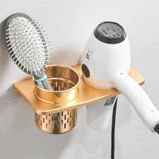 Luxury Hair Dryer Holder With Cup