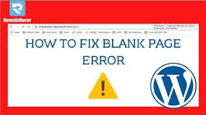 fix the wordpress blank page error