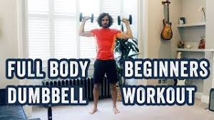 full body beginners dumbbell workout