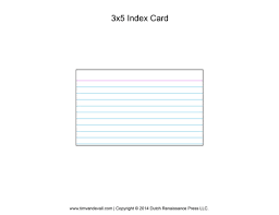 Index Card 3x5 Under Fontanacountryinn Com