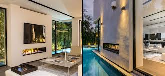 modern indoor outdoor fireplaces