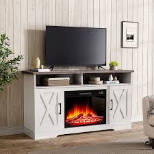 Electric Fireplace Tv Stand 4 Flame