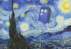 50 doctor who starry night wallpaper
