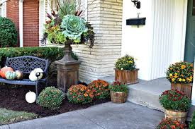 front door flower pots porch planters