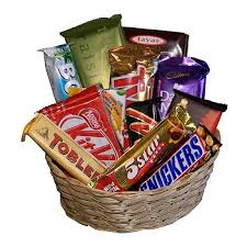cadbury dozen chocolates gift basket