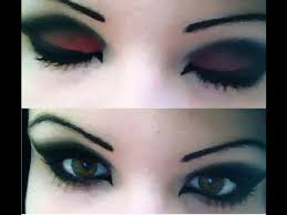 dark eye makeup tutorial gothic emo