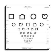 Lea Symbols 10 Line Folding Pediatric Eye Chart Lea Test