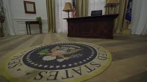 oval office president seal and desk