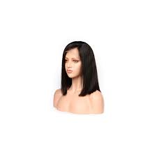 Amazon Com Short Human Hair Bob Wigs For Women 1b 27 Black