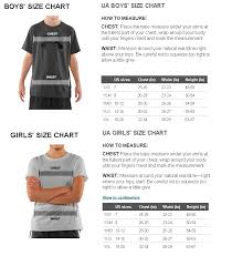 Underarmour Size Guide