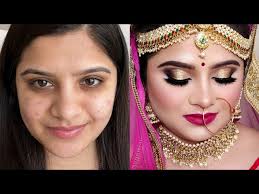 indian bridal makeup for acne e