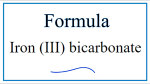 formula for iron iii bicarbonate