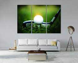 Golf Game Wall Art Golf Equipment