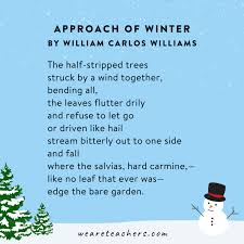 winter poems for kids and students of