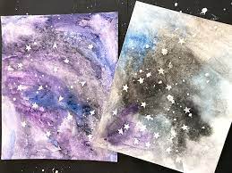 3 Watercolor Painting Ideas About Space