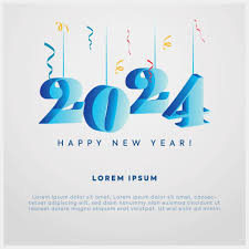 happy new year 2024 celebration post