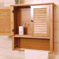 Custom Bamboo Bathroom Wall Cabinet