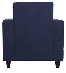 Naples One Seater Sofa In Navy Blue Colour